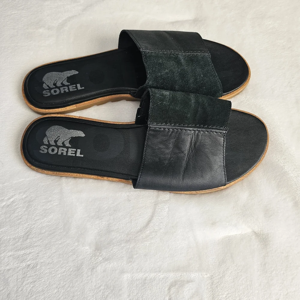 Sorel Black Leather Footwear - Picture 3 of 6